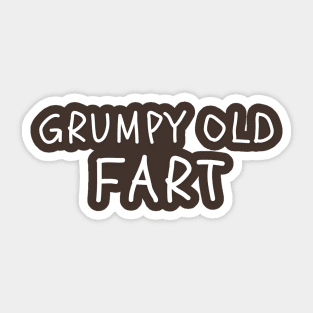 Grumpy Old FART Sticker